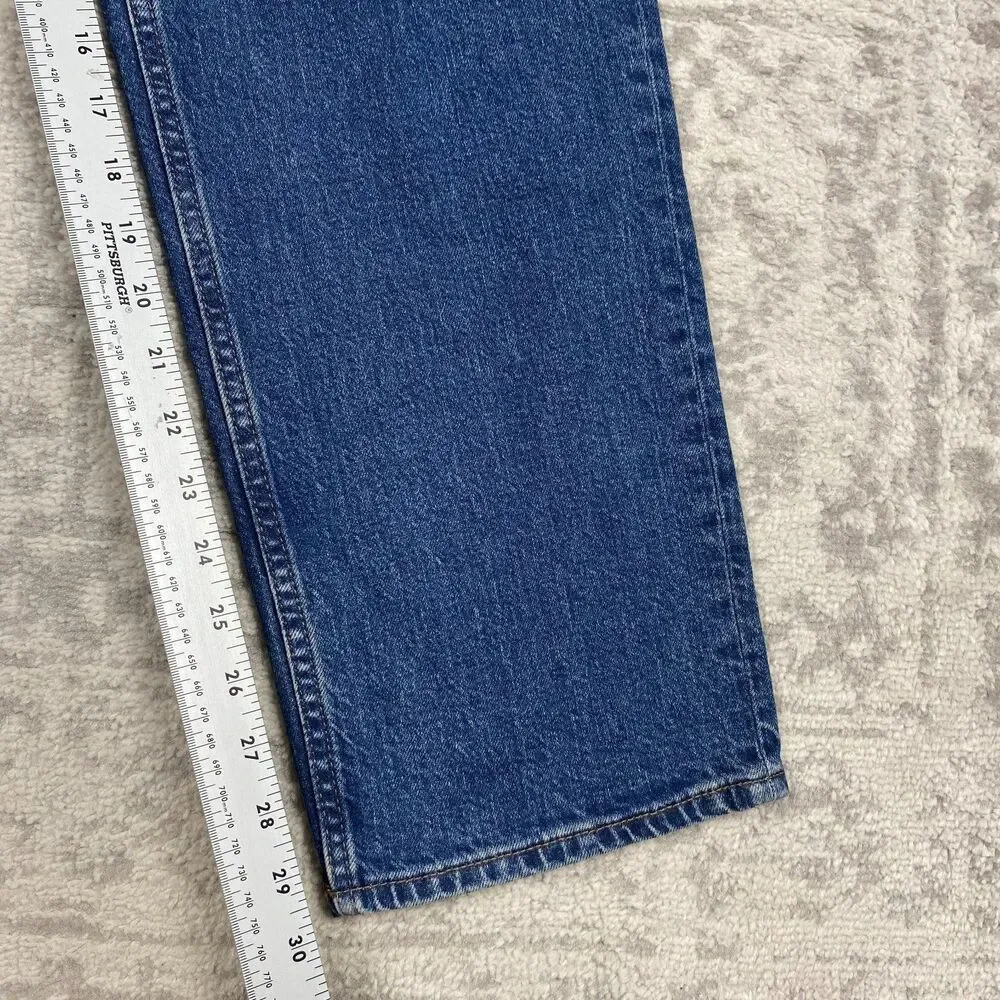 NEW Universal Thread Jeans Highest Rise Straight Blue Denim Jeans Women's Size 2